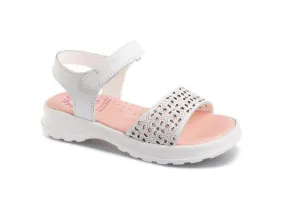 SANDALIA DE PIEL CON CIERRE DE VELCRO 417200 PABLOSKY EN COLOR BLANCO