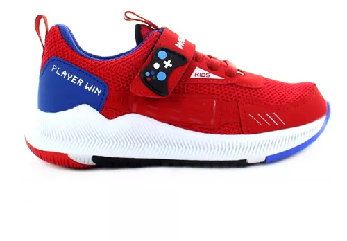 Whats Up Tenis Urbano Gamer Rojo Niños 76628